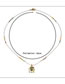Fashion White Rice Beads And Diamonds Elephant Necklace