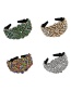 Fashion Color Fabric Alloy Diamond Pattern Water Drop Headband