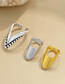 Fashion Gold Metal Geometric Nail Armor Ring
