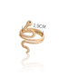 Fashion 10# Alloy Geometric Snake Ring