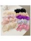 Fashion Pink Mesh Multilayer Bow Hair Clip