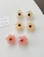 Fashion A Pack Of 2 Apricot Resin Diamond Flower Gripper