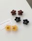 Fashion A Pack Of 2 Brown Resin Diamond Flower Gripper