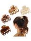 Fashion Small Keel Light Coffee Acetate Small Keel Ponytail Gripper