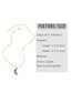 Fashion B Copper Gold Plated Zirconium Moon Necklace