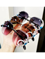 Fashion Gradient Tea Alloy Diamond Large Frame Sunglasses