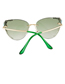 Fashion (green) 3d Diamond Sunglasses Butterfly Polygon Diamond Sunglasses
