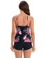 Fashion Leopard Print Polyester Printed Split Swimsuit