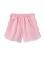 Fashion 1 Pink Blend Slit Lace-up Shorts