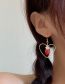 Fashion A Pair Of Ear Hooks Alloy Flower Strawberry Love Stud Earrings