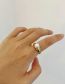 Fashion Gold Stainless Steel Pearl Ring