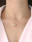 Fashion Mixed Color Eye Copper Drop Oil Stereo Rubik's Cube Eye Necklace