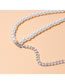 Fashion White Elephant Pearl Beaded Waist Chain