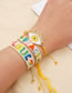 Fashion Package Price Mi-s210230 Rice Beads Woven Letters Beaded Woven Eyes Multilayer Bracelet