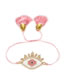 Fashion Mi-b180367f Rice Beaded Woven Eye Fringe Bracelet