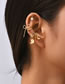 Fashion Gold Alloy Moon Bow Diamond Star Ear Cuff Set