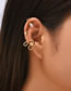 Fashion Gold Alloy Diamond Geometric Ear Cuff Set