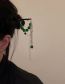 Fashion Green Alloy Geometric Tassel Hairpin