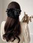 Fashion Black Fabric Bow Hair Clip
