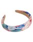 Fashion A Red Color Oil Painting Embossed Wide-brimmed Headband