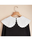 Fashion White Lace Beaded Embroidered Fake Collar