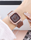 Fashion Pink 2 Silicone Square Dial Watch