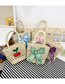 Fashion Green Straw Bow Large Capacity Tote