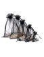 Fashion Gray (100 Batches For A Single Color) Organza Drawstring Mesh Bag