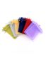 Fashion Lake Blue (100 Starts For One Color) Solid Color Mesh Drawstring Bag