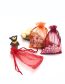 Fashion Snow Cyan (100 Batches For A Single Color) Organza Drawstring Mesh Packaging Bag