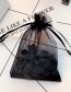 Fashion Black (100 Batches For A Single Color) Organza Zipper Bag
