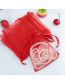 Fashion Big Red 25x35cm (100 Batches For A Single Color) Organza Zipper Bag