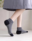 Fashion Five Pairs Contrast Pattern Embroidered Cotton Socks Set