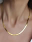 Fashion Rose Gold Titanium Steel Snake Bone Chain Twist Chain Double Layer Necklace