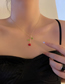 Fashion A Rose Necklace Alloy Rose Necklace