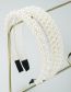 Fashion Broadside Large And Small Pearl Wide-brimmed Headband
