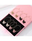 Fashion Color Acrylic Glitter Butterfly Earring Set