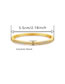 Fashion Gold Alloy Diamond Geometric Bracelet