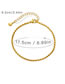 Fashion Gold Braided Braided Bracelet In Gold Plated Copper
