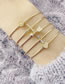 Fashion Gold-2 Alloy Disc Glossy Shell Bracelet Set