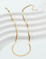 Fashion Gold Pure Copper Snake Bone Chain Necklace
