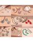 Fashion 9# Alloy Geometric Chain Necklace Bracelet Stud Earrings Set