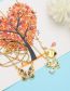 Fashion Kitten Solid Copper Diamond Puppy Love Necklace