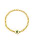 Fashion Green Bronze Zirconium Star Geometric Beaded Bracelet