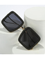 Fashion Leopard Frame Double Tea Tablets Metal Pc Square Sunglasses