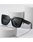 Fashion Powder Frame Tea Tablets Large Square Frame Sunglasses