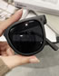Fashion Agate Brown Pc Square Large Frame Foldable Sunglasses