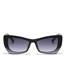 Fashion Bright Black Anti-blue Light Pc Cat Eye Large Frame Sunglasses