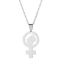 Fashion Silver Color Stainless Steel Cheers Gesture Necklace