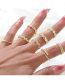 Fashion Double Bead Ring Solid Copper Double Bead Ring